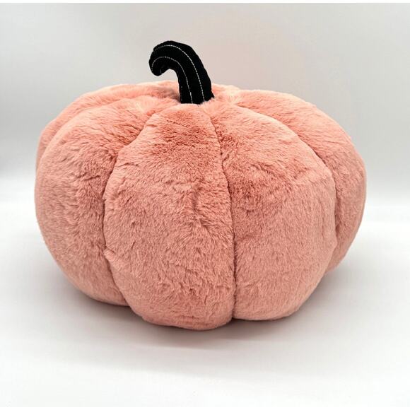 2 Cupcakes & Cashmere Pink & Rosette 3D Koda Jack O Lantern Pumpkin Pillow Set - Picture 8 of 8